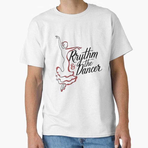 Item preview, Rhythm & the Dancer – Minimalist Flamenco T-Shirt designed and sold by Pogglecards.