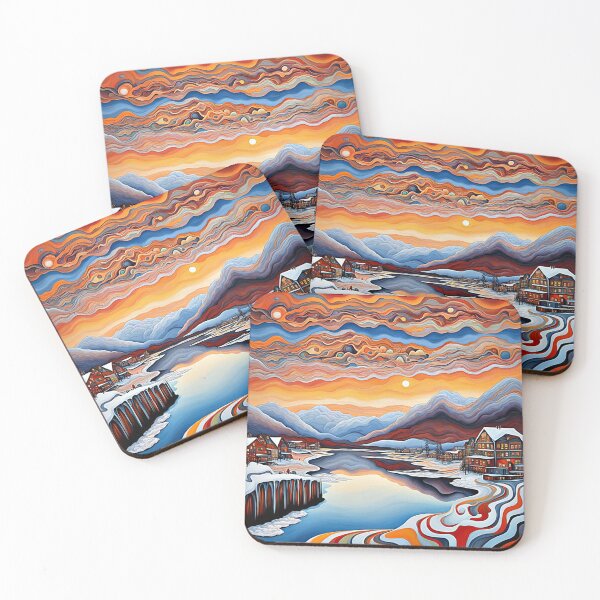 Item preview, Clouds over icy landscape 3 designed and sold by George Hutton Hunter.