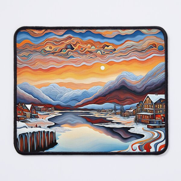 Item preview, Clouds over icy landscape 3 designed and sold by George Hutton Hunter.