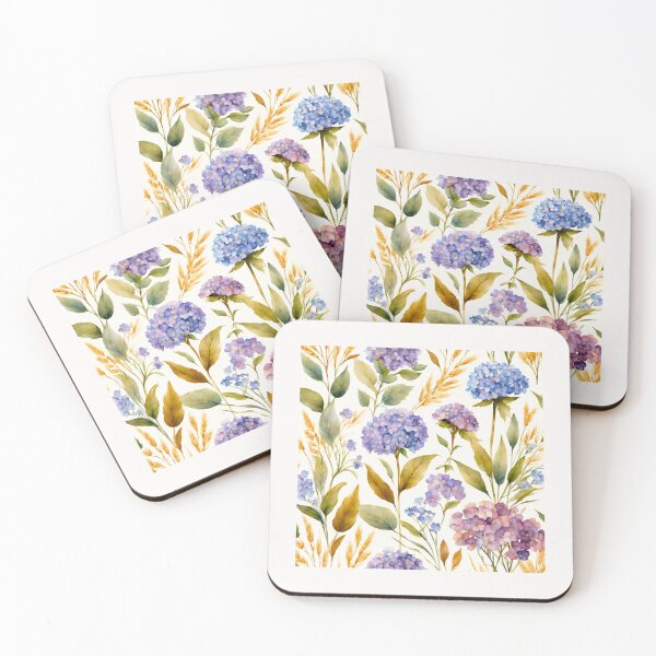 Item preview, From the Garden : blue hydrangea hortensia#4 designed and sold by Helios Be. Lavsh.