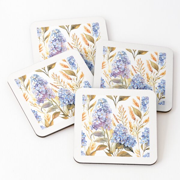 Item preview, From the Garden : blue hydrangea hortensia#5 designed and sold by Helios Be. Lavsh.