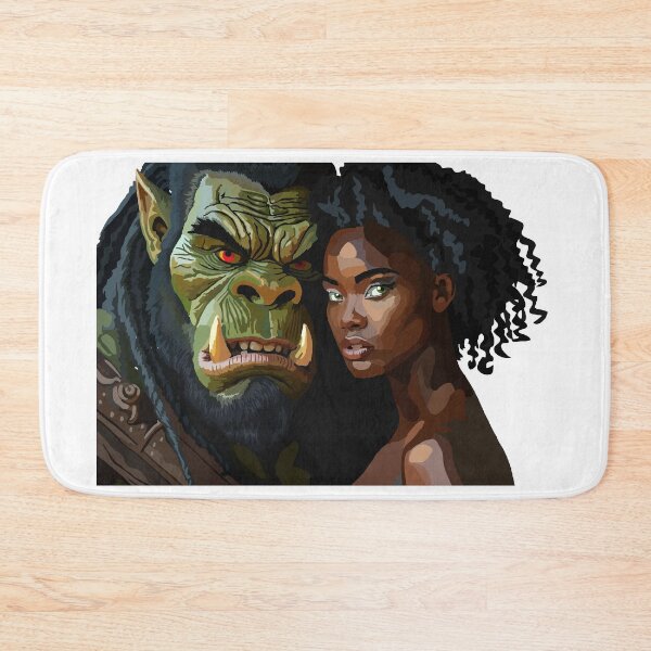 Item preview, Orc & Girl Portrait Study designed and sold by KlakkDrawsStuff.