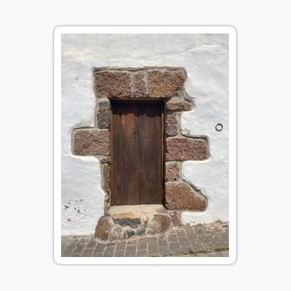 Item preview, "Rustic Doorway of Villa Teguise, Lanzarote" designed and sold by BABAGURUJI.