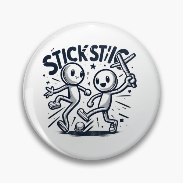 Item preview, StickStick Fun: Minimalist Stick Figure Duo T-shirt Design designed and sold by dreambigdrive38.