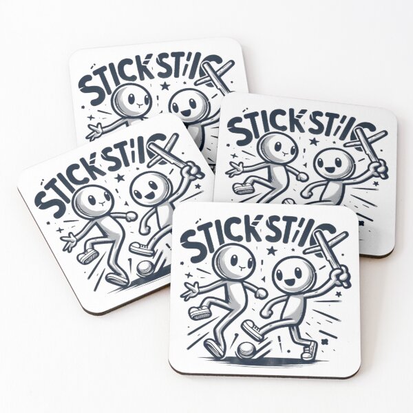 Item preview, StickStick Fun: Minimalist Stick Figure Duo T-shirt Design designed and sold by dreambigdrive38.