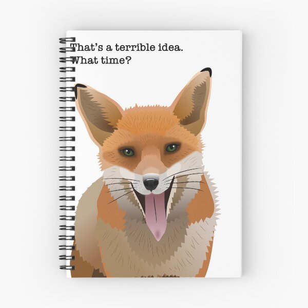 Item preview, Red Fox "Terrible Idea" designed and sold by bokloepfer1.