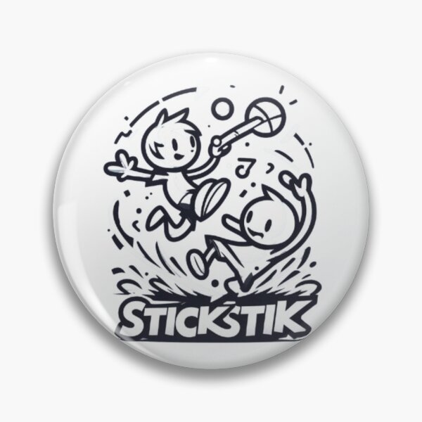 Item preview, StickStick Fun: Minimalist Stick Figure Duo T-shirt Design designed and sold by dreambigdrive38.
