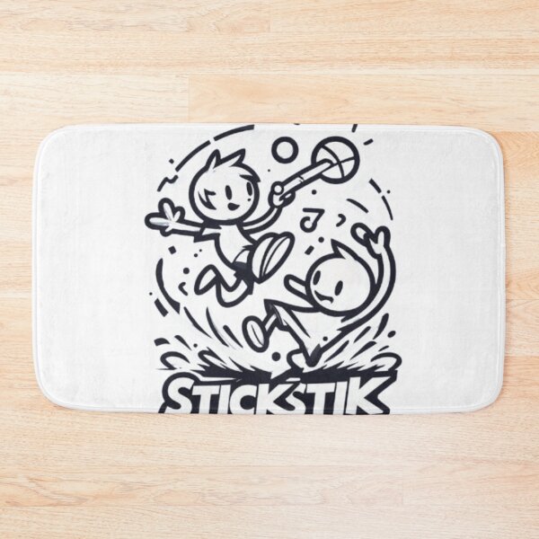 Item preview, StickStick Fun: Minimalist Stick Figure Duo T-shirt Design designed and sold by dreambigdrive38.