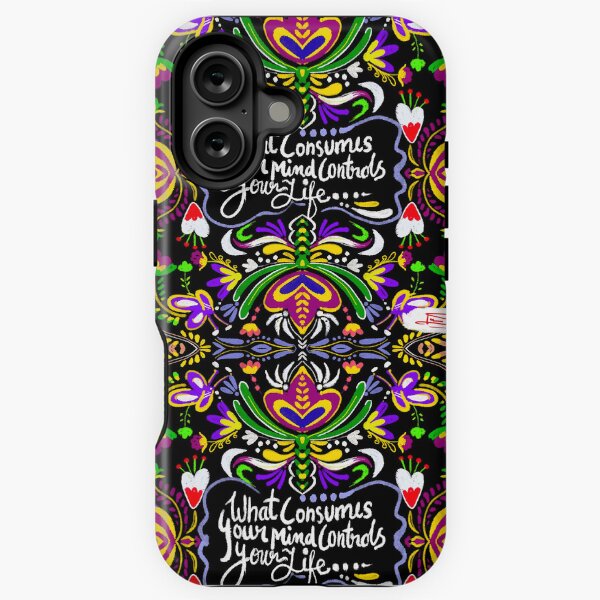 Vista previa del artículo con la obra «Lo que consume tu mente controla tu corazón», diseñado y vendido por Saloni15.