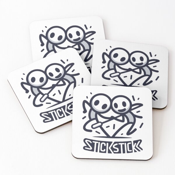 Item preview, StickStick Fun: Minimalist Stick Figure Duo T-shirt Design designed and sold by dreambigdrive38.