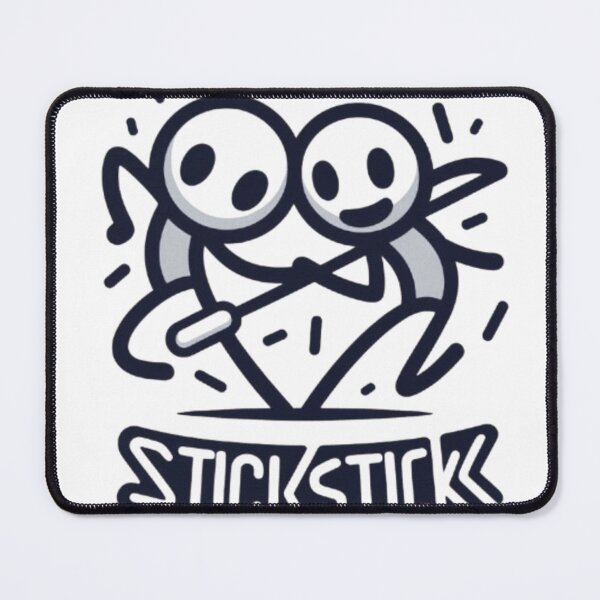 Item preview, StickStick Fun: Minimalist Stick Figure Duo T-shirt Design designed and sold by dreambigdrive38.