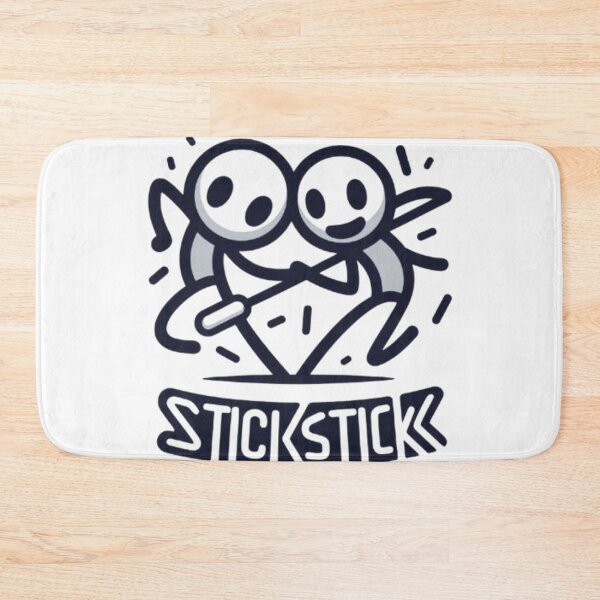 Item preview, StickStick Fun: Minimalist Stick Figure Duo T-shirt Design designed and sold by dreambigdrive38.