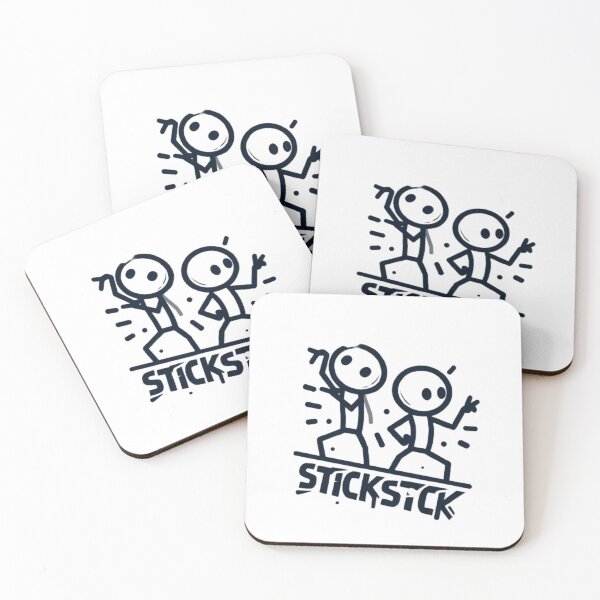 Item preview, StickStick Fun: Minimalist Stick Figure Duo T-shirt Design designed and sold by dreambigdrive38.
