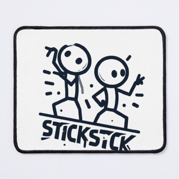 Item preview, StickStick Fun: Minimalist Stick Figure Duo T-shirt Design designed and sold by dreambigdrive38.
