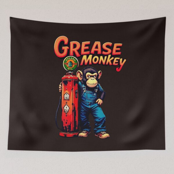 Item preview, Grease Monkey Retro Gas Pump designed and sold by SteadyRolling.