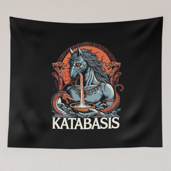 Item preview, Katabasis – Ritual of the Abyss | Occult Mythology Art designed and sold by InevitableAum.