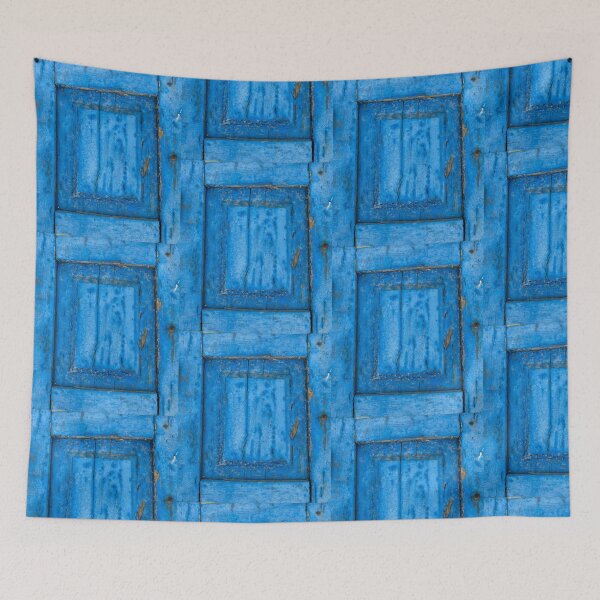 Item preview, "Weathered Blue: Fisherman's Village, Lanzarote" designed and sold by BABAGURUJI.