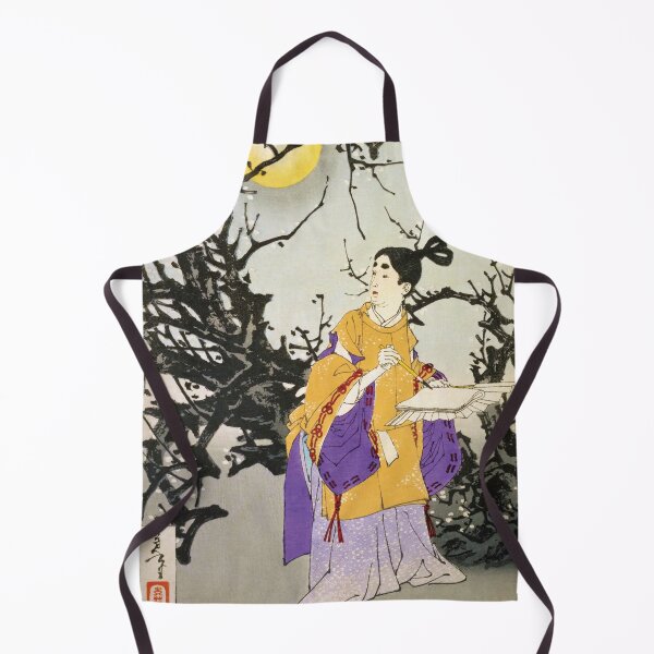 Item preview, Yoshitoshi Tsukioka - Moonlight Like Clear Snow, Plum Blossoms Like Shining Stars designed and sold by store-wasabi.