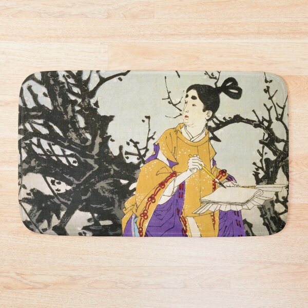 Item preview, Yoshitoshi Tsukioka - Moonlight Like Clear Snow, Plum Blossoms Like Shining Stars designed and sold by store-wasabi.