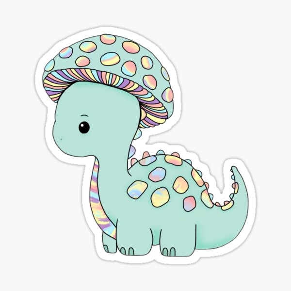 Artikel-Vorschau von Niedlicher Pilz-Dinosaurier, designt und verkauft von Artistkhg.