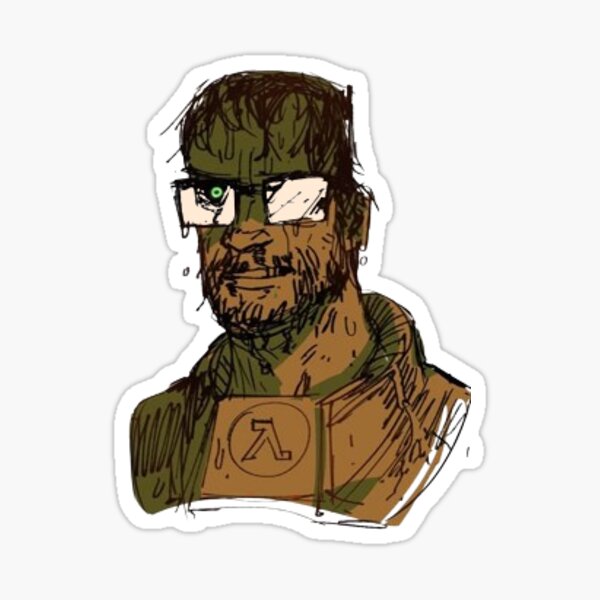Aperçu de l'œuvre Gordon Freeman de Half Life 2 créée et vendue par DanielaDuartey.
