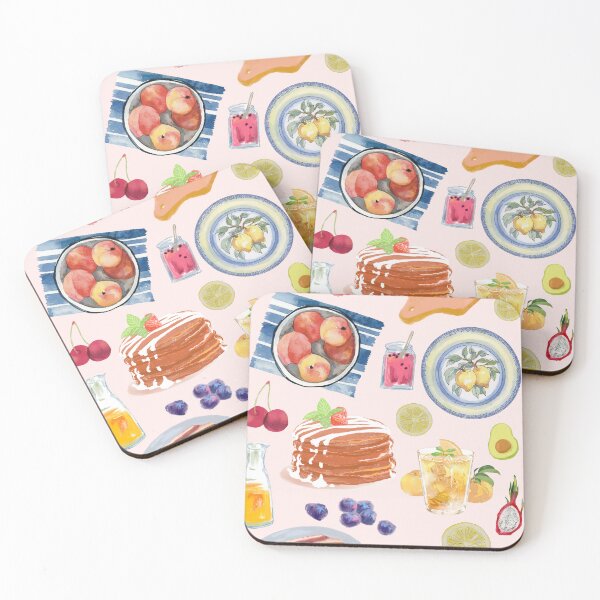 Item preview, pink summer boho vibes pattern designed and sold by cherry by hs (coucou).