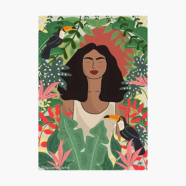 Item preview, Tropical woman designed and sold by ApoenaArt.