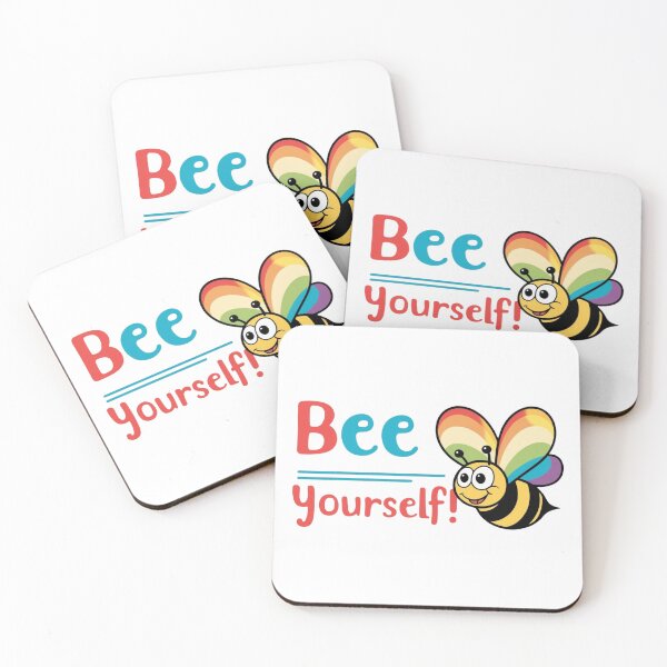 Item preview, Bee Yourself - Rainbow Bee designed and sold by StormArte.