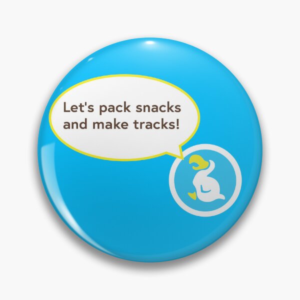 Item preview, Let's Pack Snacks and Make Tracks! designed and sold by Kris E.