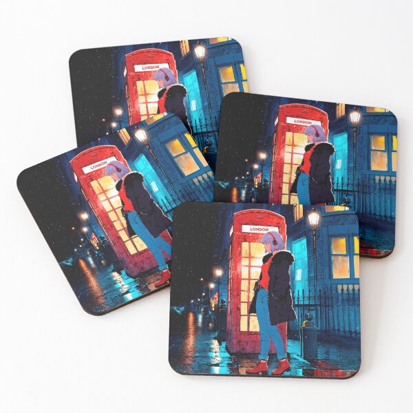 Item preview, London Neon Rain – Retro Urban Mood designed and sold by PitsFusion Retro Atlas.