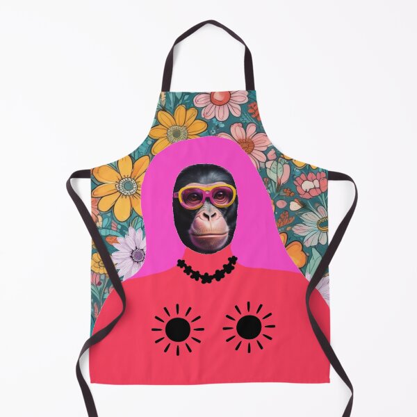 Item preview, Monkey with pink hair designed and sold by GasconyPassion.
