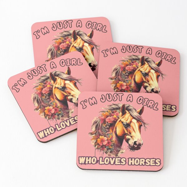 Item preview, I'm Just A Girl Who Loves Horses designed and sold by Lovemountain.