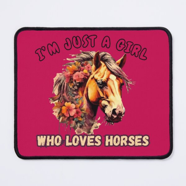Item preview, I'm Just A Girl Who Loves Horses designed and sold by Lovemountain.