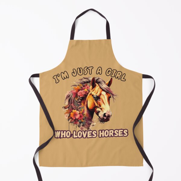 Item preview, I'm Just A Girl Who Loves Horses designed and sold by Lovemountain.