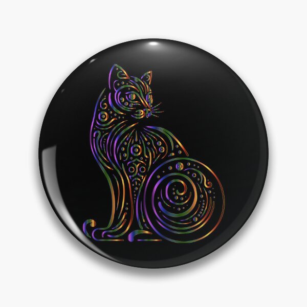 Item preview, Colorful Cat in Mandala Style designed and sold by DK Imprint.