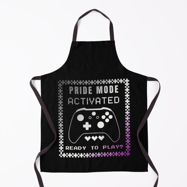 Item preview, Gaming LGBTQ, Asexual pride flag graphic, Pride Mode, Activated, Ready to Play Slogan, Rainbow Game Console, LGBTQ, summer, summer vibes, rainbow colors, Gaymer, designed and sold by PrideBeProud.