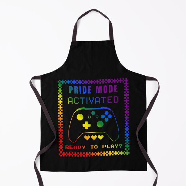 Item preview, Gaming LGBTQ, Classic pride flag graphic, Pride Mode, Activated, Ready to Play Slogan, Rainbow Game Console, LGBTQ, summer, summer vibes, rainbow colors, Gaymer, designed and sold by PrideBeProud.