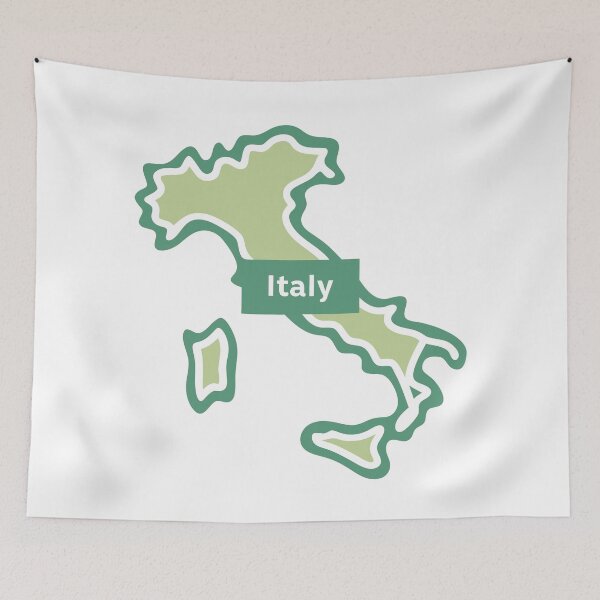 Item preview, Cute map of Italy designed and sold by TheHellSong.