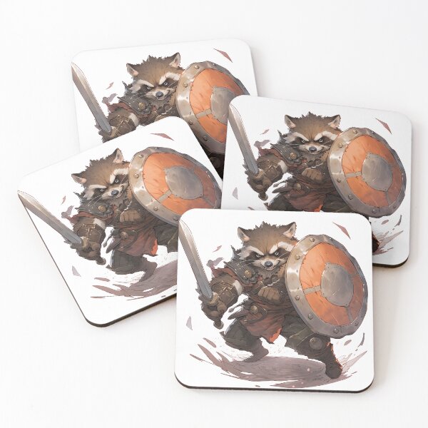 Item preview, Fighter Raccoon  designed and sold by GeekLaundry.