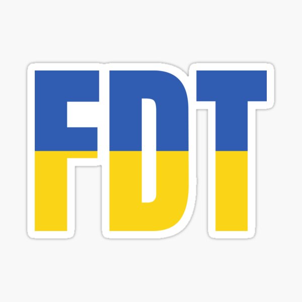 Artikel-Vorschau von FDT Ukraine, designt und verkauft von Caring Hearts.