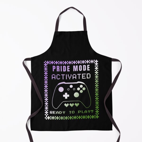 Item preview, Gaming LGBTQ, Genderqueer pride flag graphic, Pride Mode, Activated, Ready to Play Slogan, Rainbow Game Console, LGBTQ, summer, summer vibes, rainbow colors, Gaymer, designed and sold by PrideBeProud.
