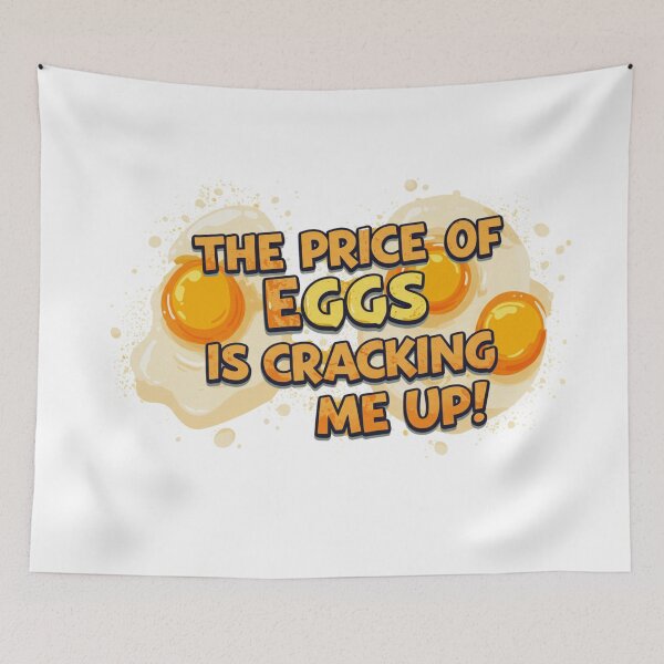 Item preview, The Price of Eggs is Cracking Me Up! designed and sold by FitEnvy.