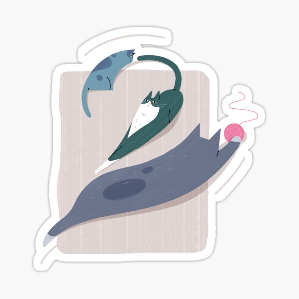 NO CATS ALLOWED! Sticker