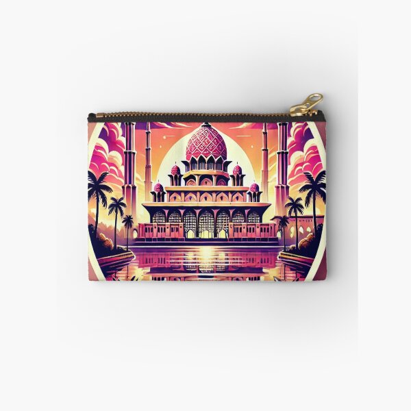 Item preview, Pink Mosque Malaysia | Putra Mosque | Islamic Architecture Art designed and sold by AkilaCreations .