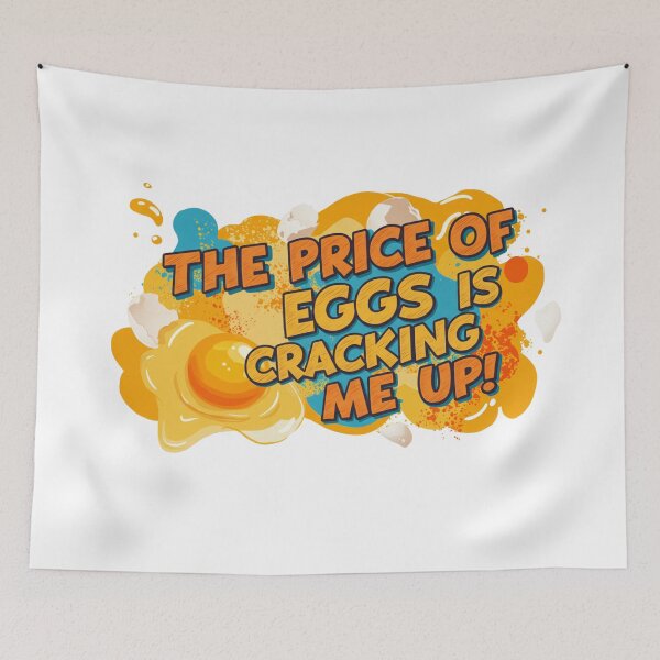 Item preview, The Price of Eggs is Cracking Me Up! designed and sold by FitEnvy.