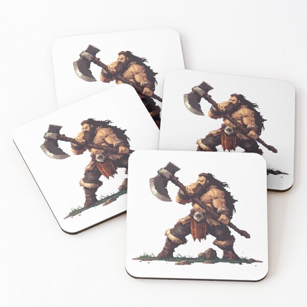 Item preview, The Savage Barbarian – Warrior Pixel Art designed and sold by Pixel-Brush.