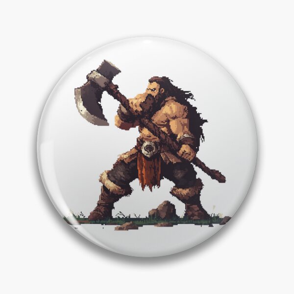 Item preview, The Savage Barbarian – Warrior Pixel Art designed and sold by Pixel-Brush.