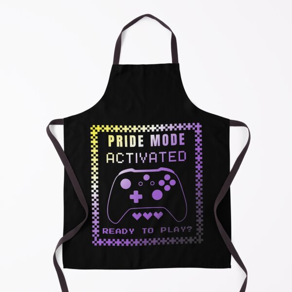 Item preview, Gaming LGBTQ, Nonbinary pride flag graphic, Pride Mode, Activated, Ready to Play Slogan, Rainbow Game Console, LGBTQ, summer, summer vibes, rainbow colors, Gaymer, designed and sold by PrideBeProud.