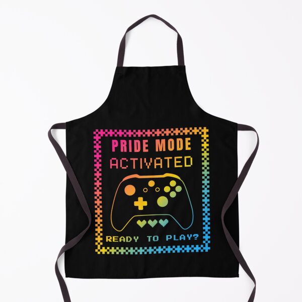 Item preview, Gaming LGBTQ, Pansexual pride flag graphic, Pride Mode, Activated, Ready to Play Slogan, Rainbow Game Console, LGBTQ, summer, summer vibes, rainbow colors, Gaymer, designed and sold by PrideBeProud.