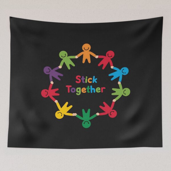Item preview, Stickstick Together - Unity & Inclusion Teacher designed and sold by UniversalFlair.